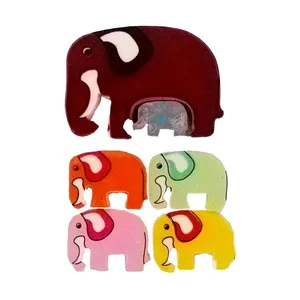 پاک کن طرح خانواده فیل کد B-04 مجموعه 6 عددی