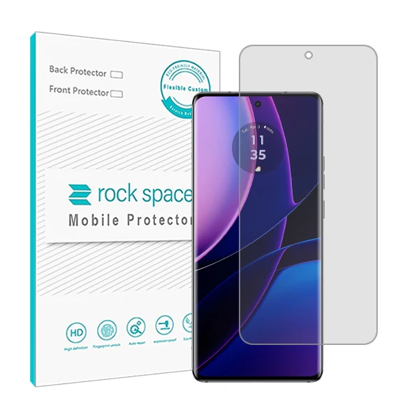 محافظ صفحه نمایش شفاف راک اسپیس مدل HyGEL مناسب برای گوشی موبایل موتورولا Edge2023
