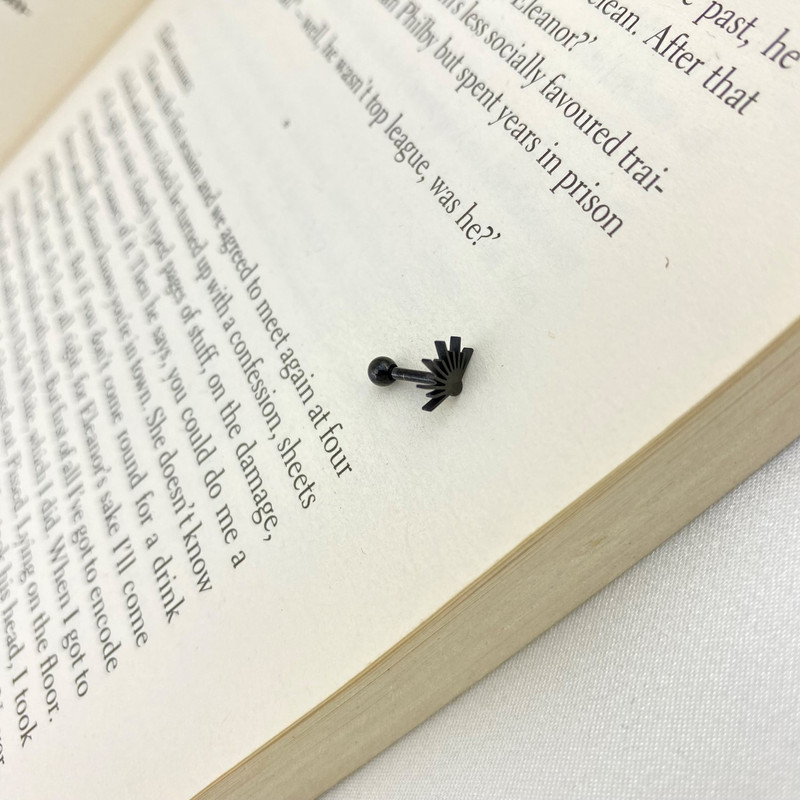 پیرسینگ گوش زنانه مدل خورشید کد P4259 پیرسینگ گوش زنانه مدل خورشید کد P4259