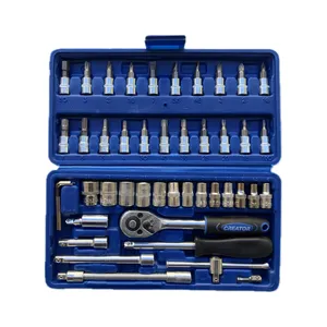 جعبه آچار بکس کریتور مدل Z34 PRO MAX مجموعه 46 عددی