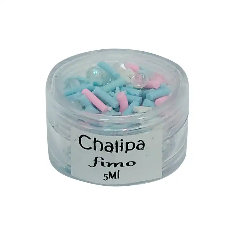 مجموعه تزئین ناخن چلیپا مدل برف فیمو کد 102 بسته 100 عددی