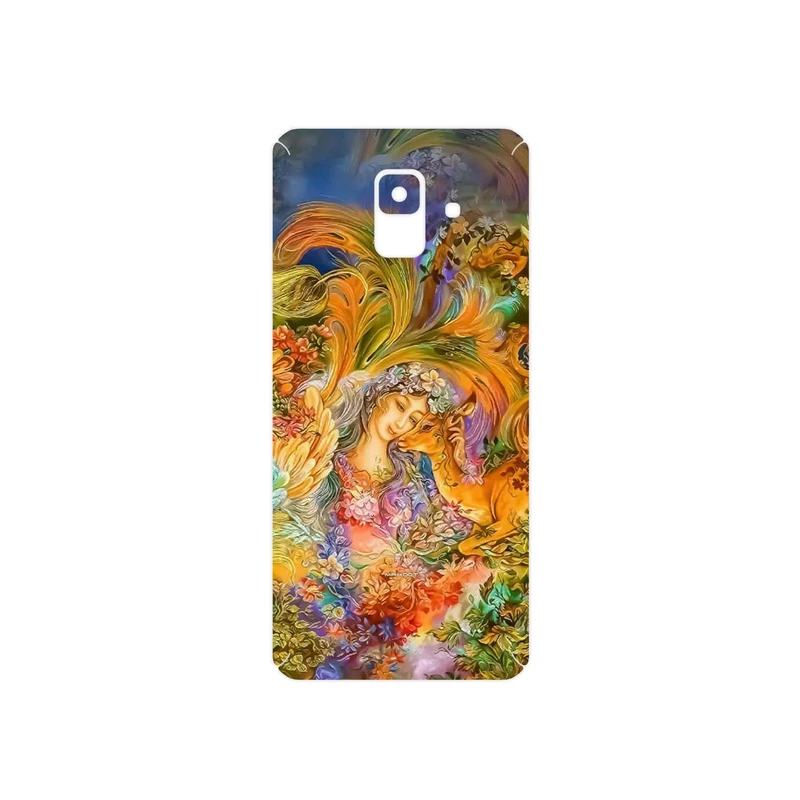 برچسب پوششی ماهوت مدل Persian miniature 3 مناسب برای گوشی موبایل سامسونگ Galaxy A6 2018
