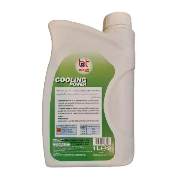 ضدیخ خودرو بهتام روانکار مدل coolig power حجم یک لیتر