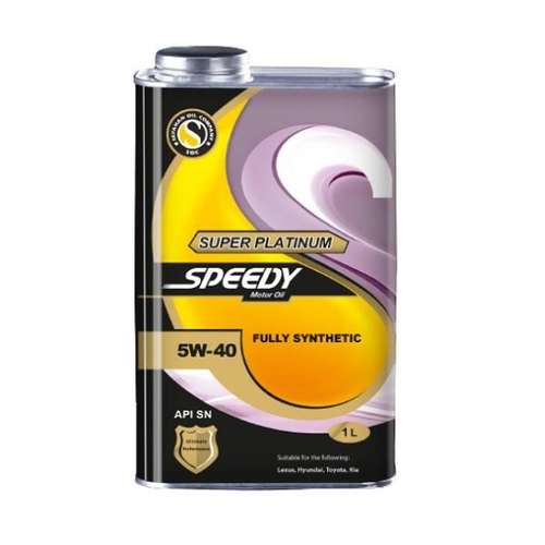 روغن موتور اسپیدی مدل سوپر پلاتینیوم 5W-40 SN حجم 1 لیتر