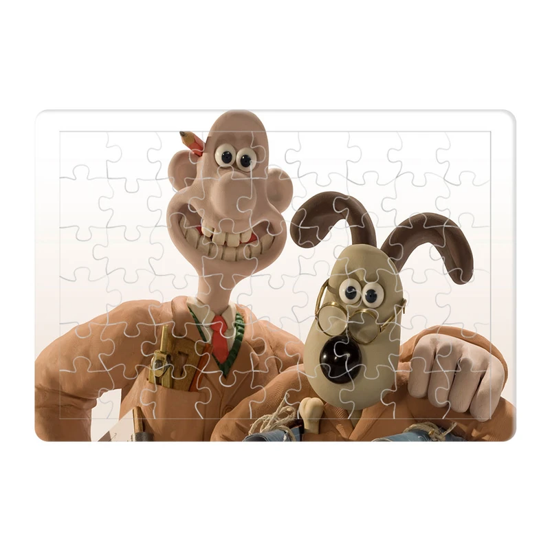 پازل 54 تکه هومرو مدل PL795 طرح انیمیشن والاس و گرومیت