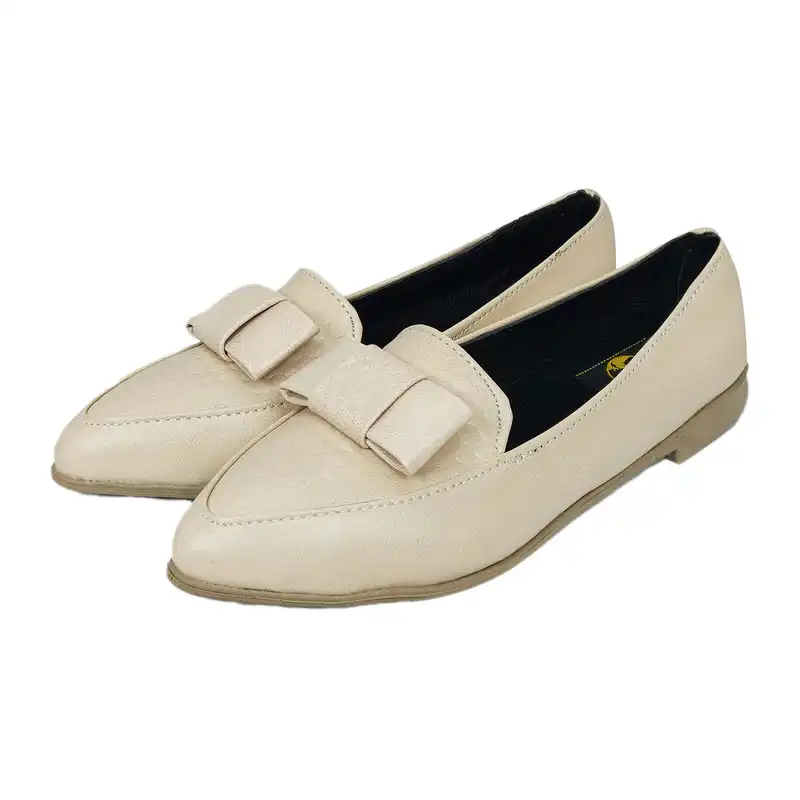 کفش زنانه سیی مدل پوست ماری پاپیونی کد 2034