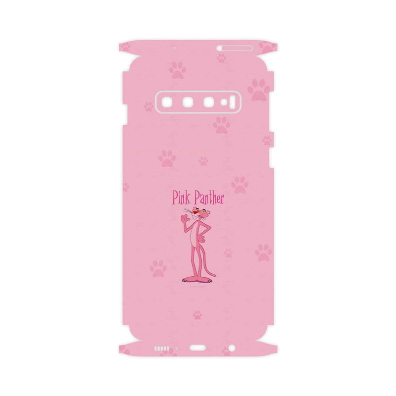 برچسب پوششی ماهوت مدل The Pink Panther-FullSkin مناسب برای گوشی موبایل سامسونگ Galaxy S10