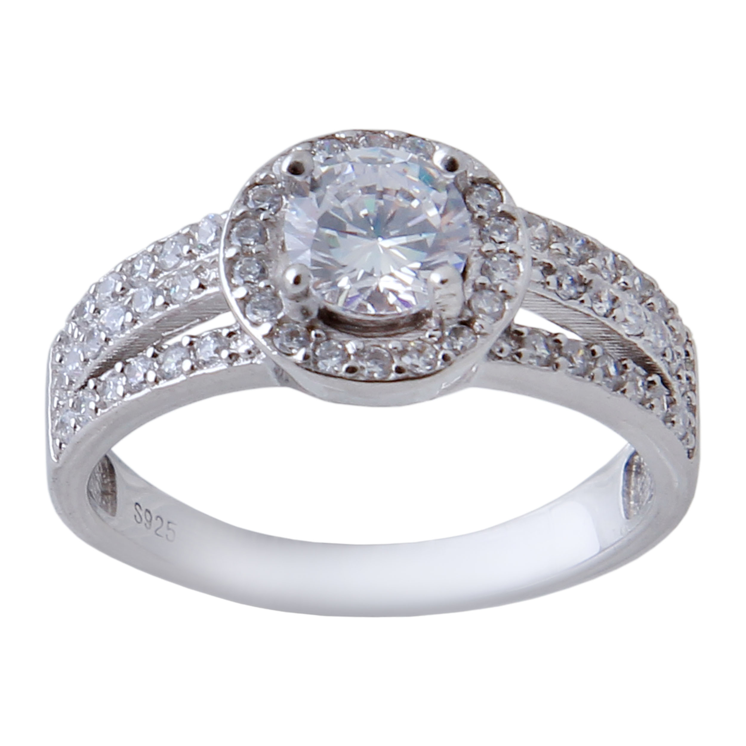     انگشتر نقره زنانه بازرگانی میلادی کد AWR-405