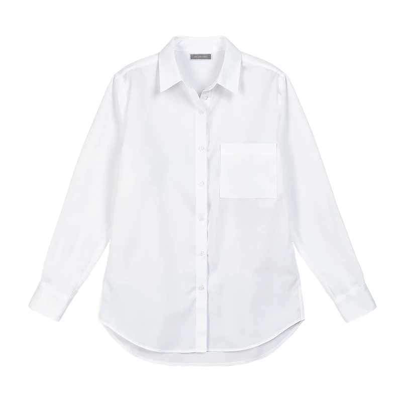 شومیز آستین بلند یقه برگردان زنانه ام کی مدل L0103