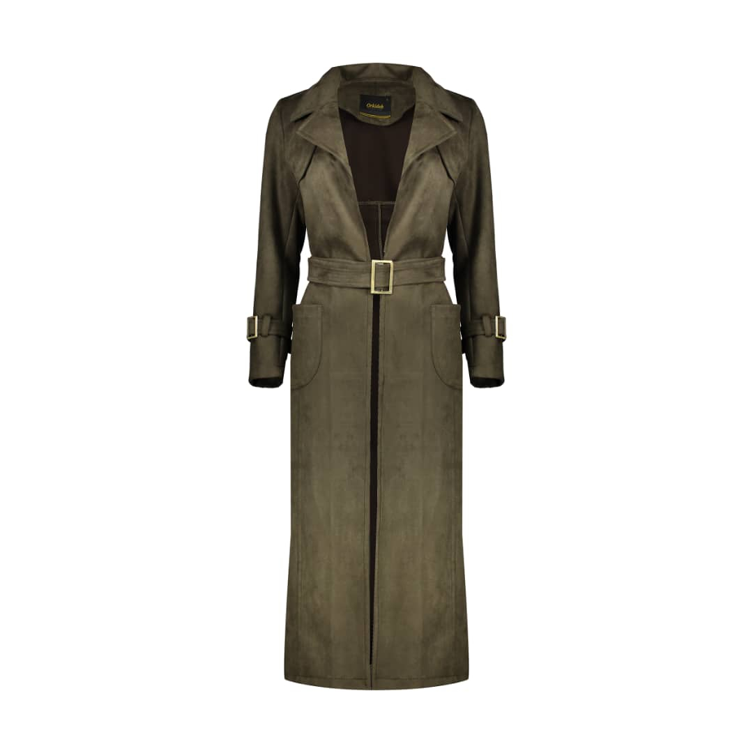 پالتو زنانه مدل 419 رنگ سبز