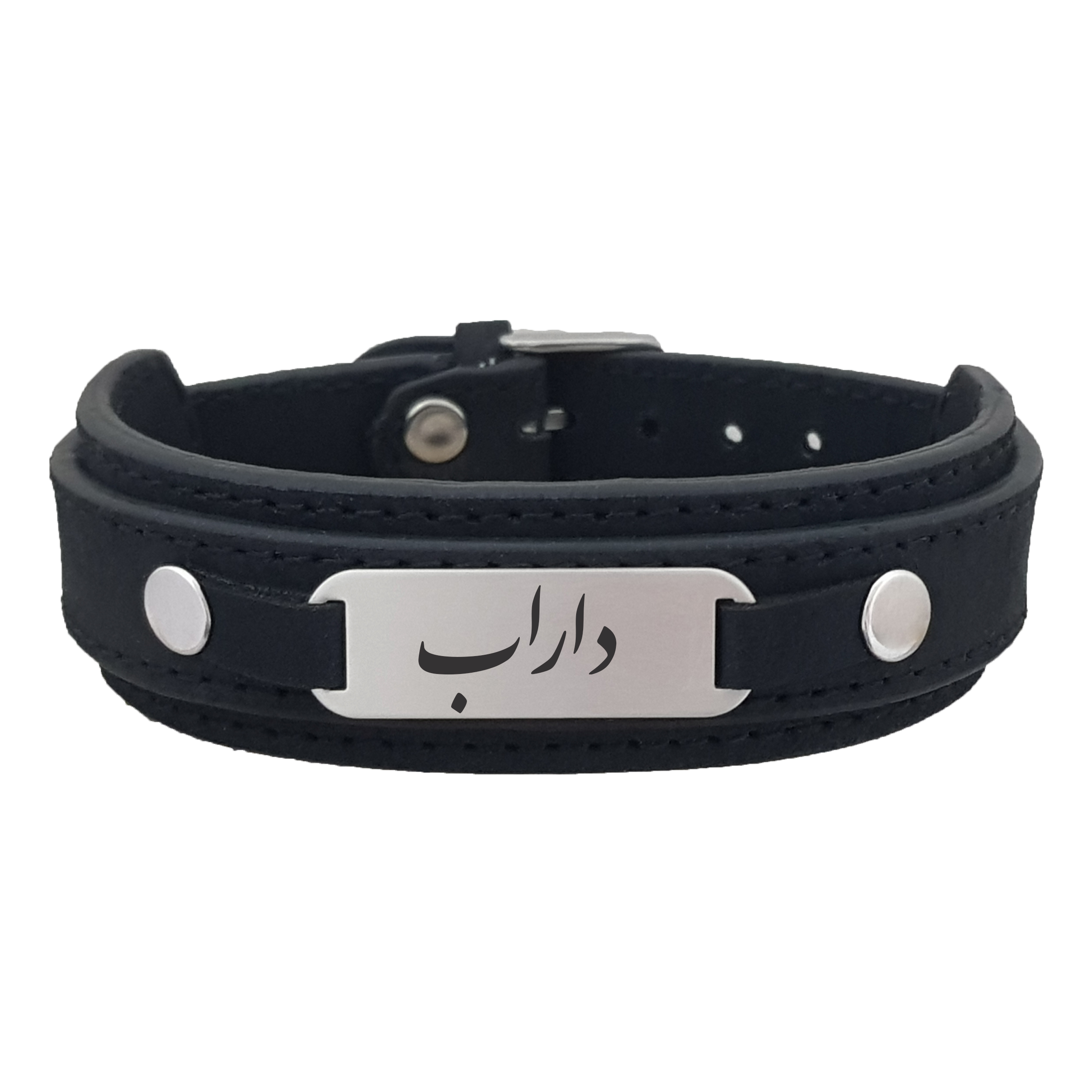 دستبند نقره مردانه ترمه ۱ مدل داراب کد Dcsf0155
