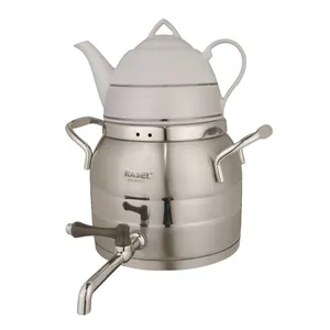 ست کتری و قوری راسل کد TR-117 گنجایش کتری 3 لیتر گنجایش قوری 0.8 لیتر