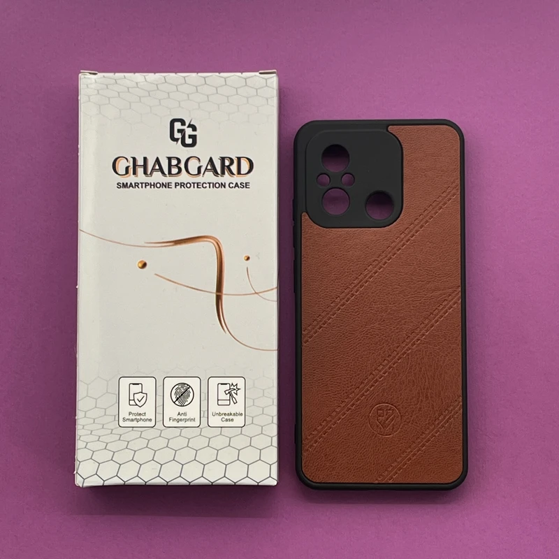  کاور قاب گارد مدل چرمی ساده مناسب برای گوشی موبایل شیائومی Redmi 12C / Poco C55