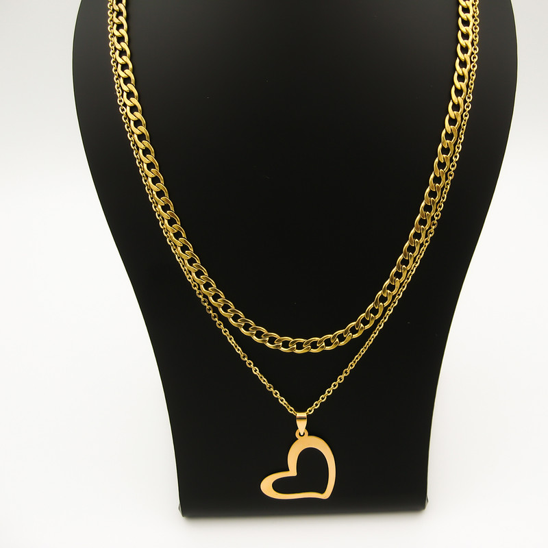 گردنبند طلا 18 عیار زنانه مانچو مدل sfg668