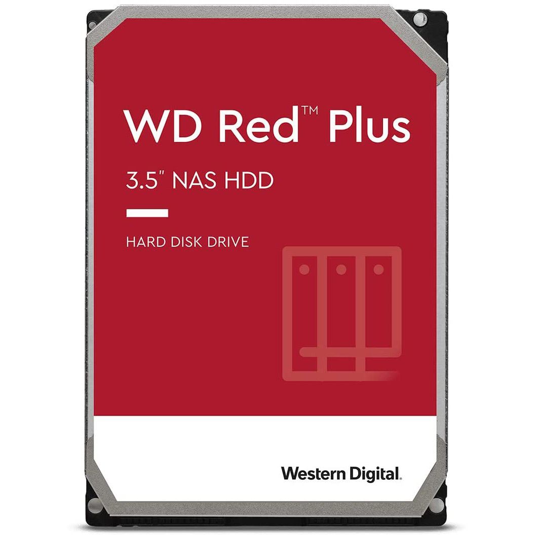 هارد دیسک اینترنال وسترن دیجیتال مدل RED Plus ظرفیت 12 ترابایت