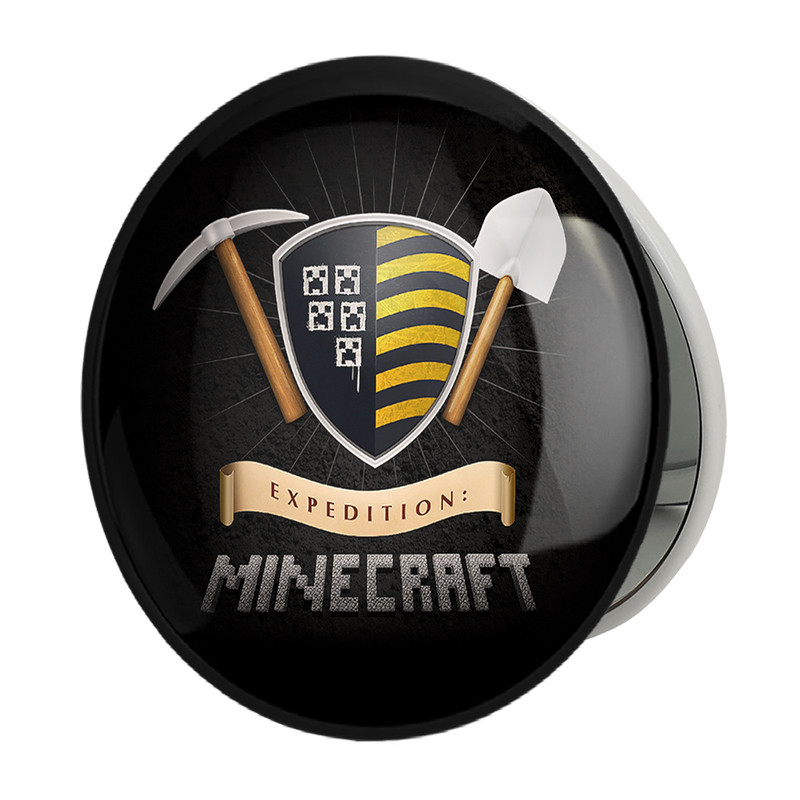 آینه جیبی خندالو طرح بازی ماینکرافت Minecraft مدل تاشو کد 23248 