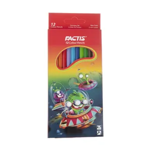 Factis F07112212 Aliens Color Pencil Pack of 12