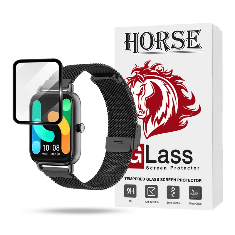   محافظ صفحه نمایش هورس مدل PMMWH مناسب برای ساعت هوشمند هایلو Rs4 / Rs4 Plus / Ls11