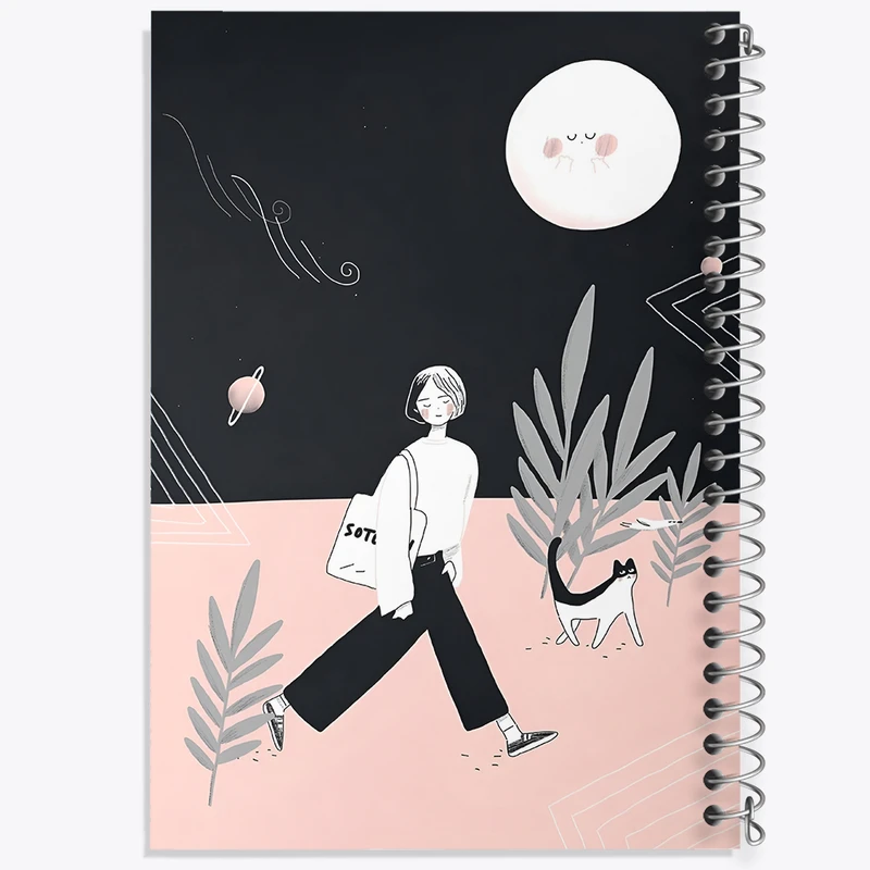 دفتر نقاشی 50 برگ خندالو طرح دخترانه کد N3165