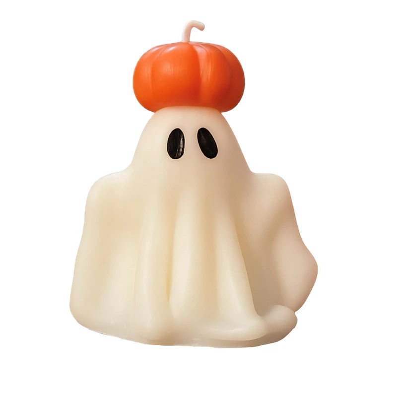 شمع دست ساز بدون بو مدل روح و کدو زمان اتمام ۵ ساعت