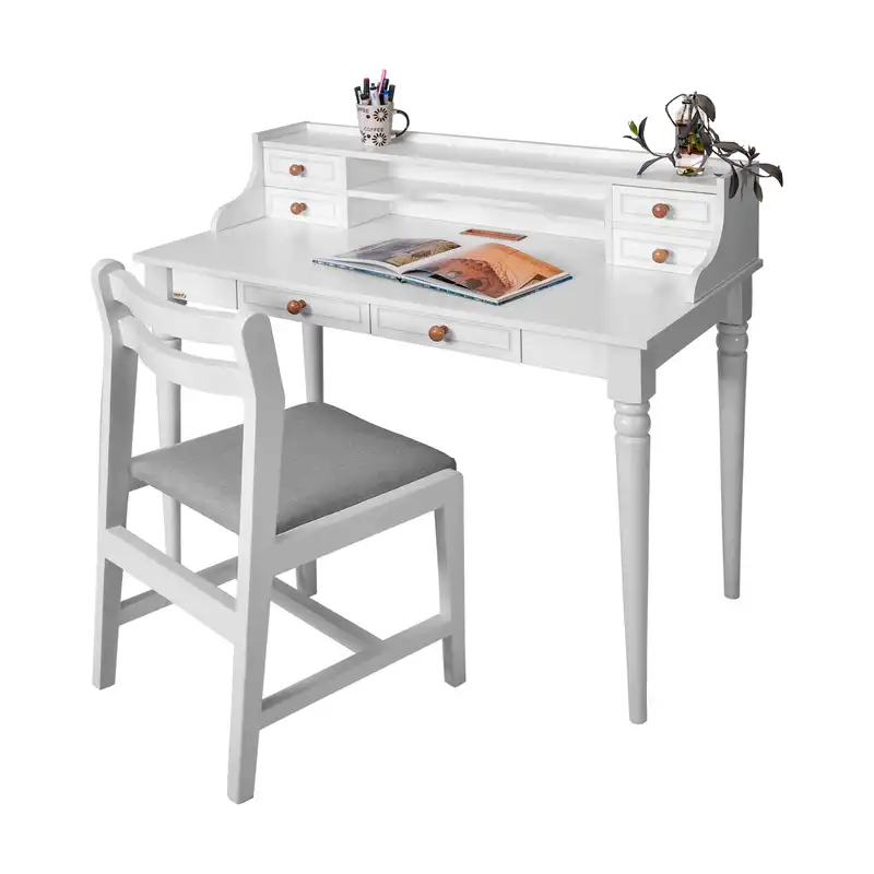 ست میز تحریر و صندلی گنجینه مدل افرا