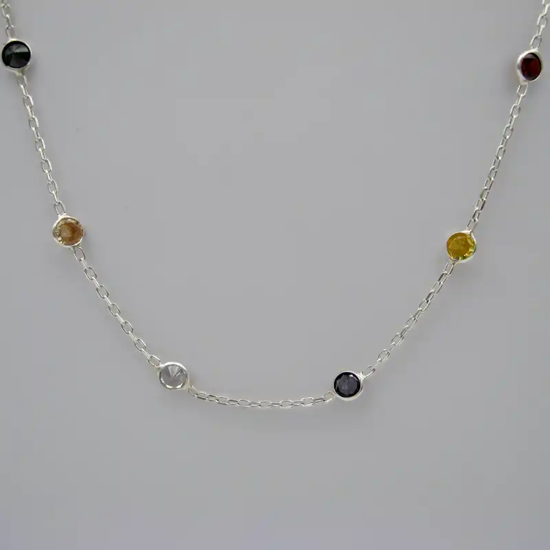 گردنبند نقره زنانه مانچو مدل sf6016