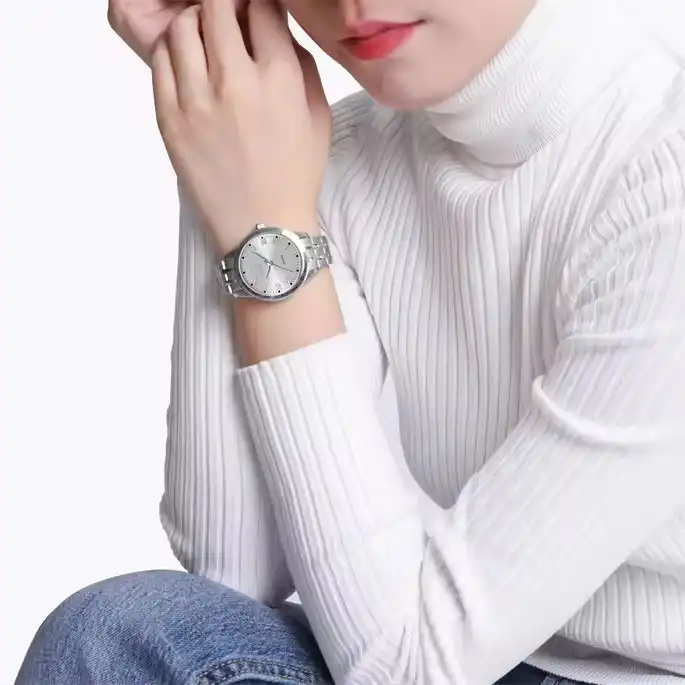 ساعت مچی عقربه ای زنانه نیوی فورس مدل NF5032SSW