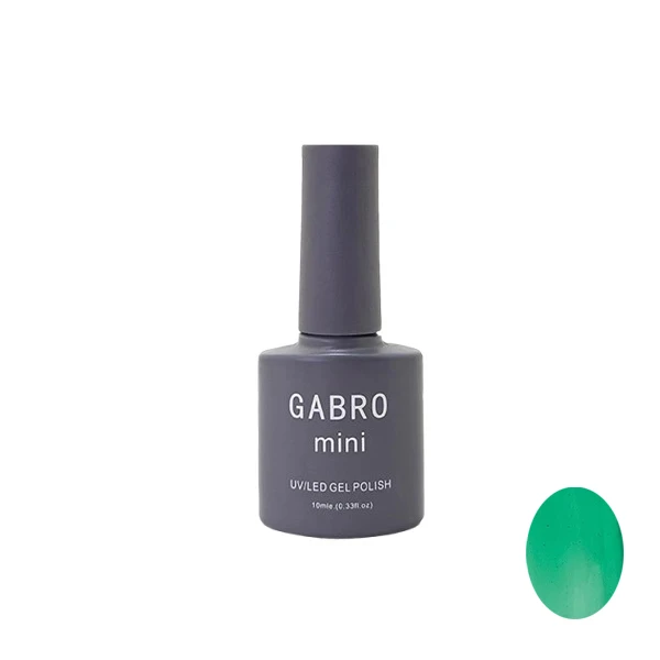 لاک ژل براق ناخن گبرو مدل آبنباتی شماره سبز رنگ 214