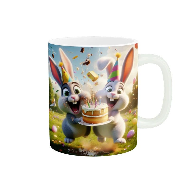 ماگ طرح خرگوش بامزه کد 277