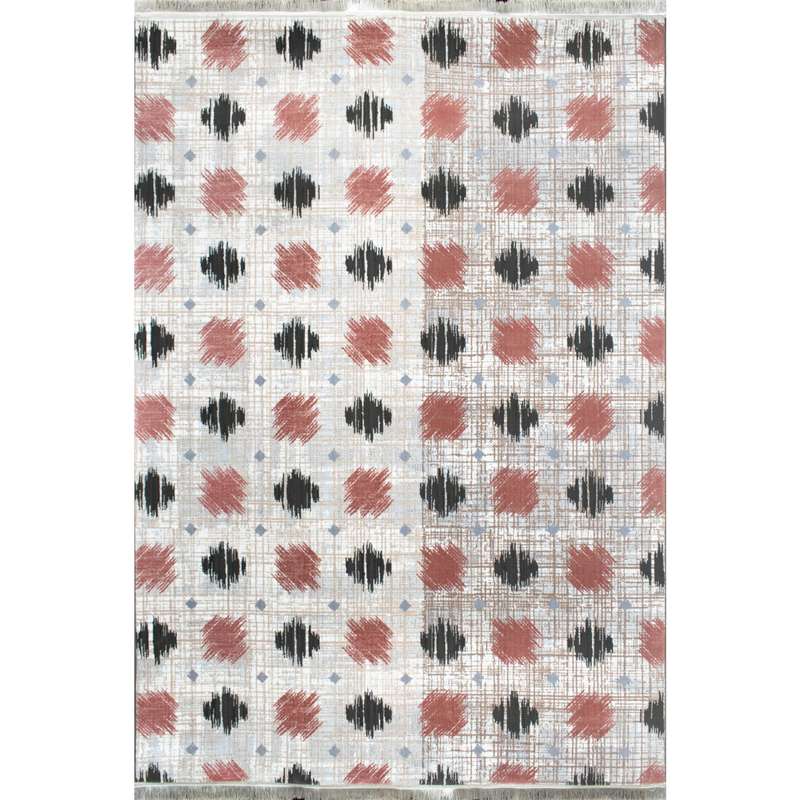 فرش ماشینی افرند طرح پتینه کد 6609