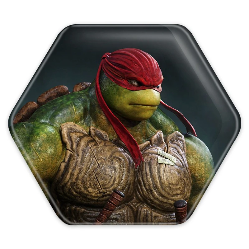 پیکسل خندالو طرح رافائل لاکپشت های نینجا مدل شش ضلعی کد 13224