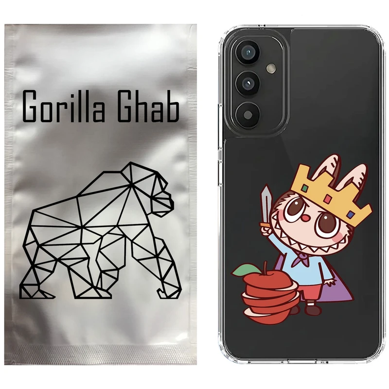 کاور گوریلا قاب مدل CLG کد 120 طرح لبوبو Labubu مناسب برای گوشی موبایل سامسونگ Galaxy A25