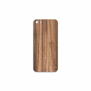 MAHOOT Light Walnut Wood Cover Sticker for Apple iPhone 5c