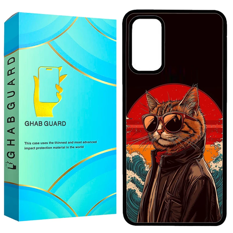 کاور قاب گارد طرح گربه مدل GA13G مناسب برای گوشی موبایل سامسونگ  Galaxy A13 4G / Galaxy A32 5G