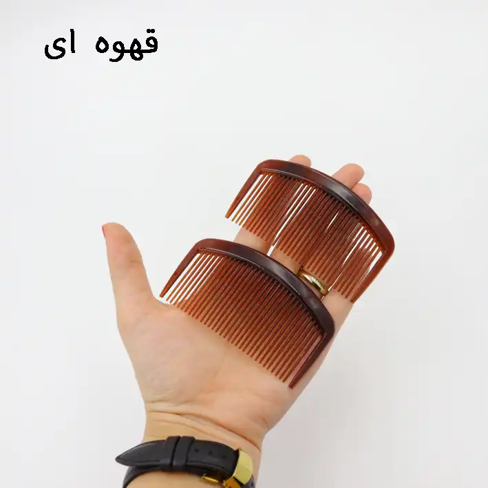 شانه مو زنانه کد 1611 بسته دو عددی