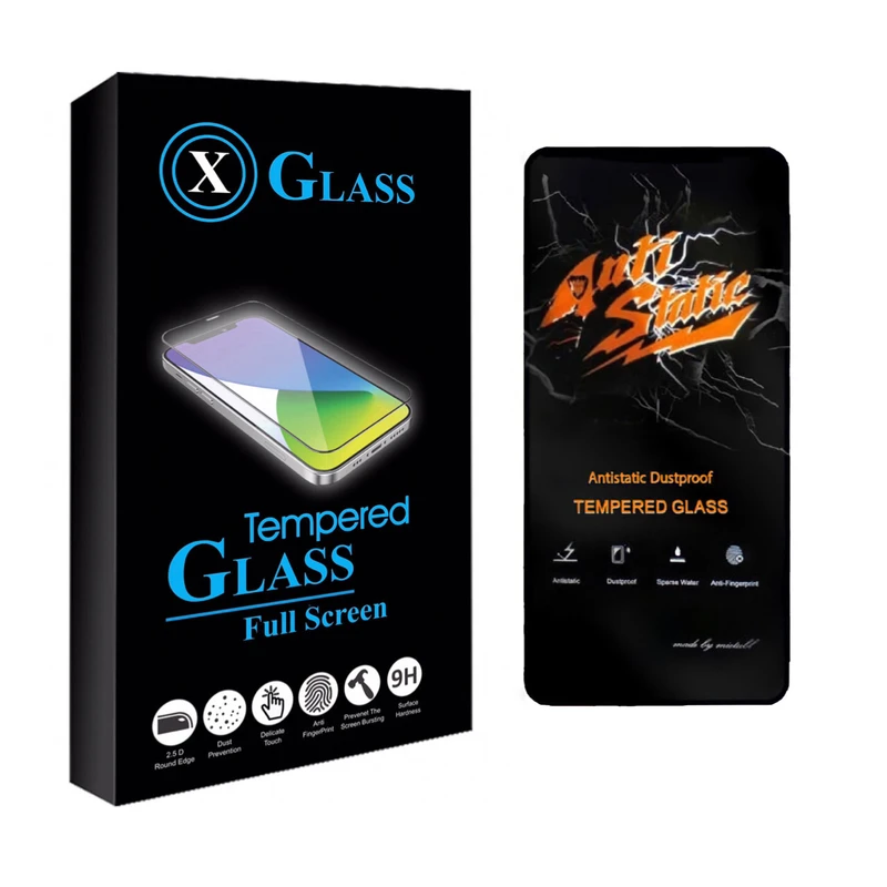 محافظ صفحه نمایش ایکس گلس مدل آنتی استاتیک مناسب برای گوشی موبایل شیائومی REDMI NOTE 9 PRO MAX