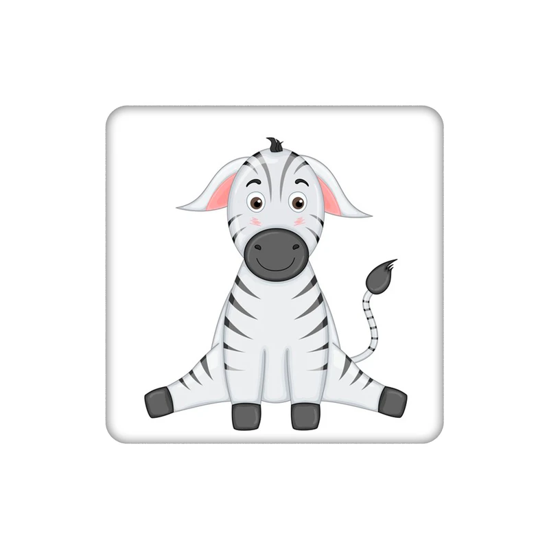 زیر لیوانی طرح گورخر کارتونی کد    4995647