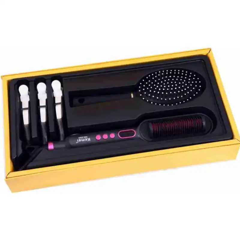 اتو و حالت دهنده ی مو کیمی مدل KM-2263