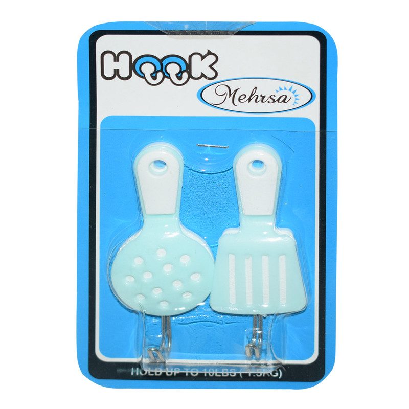 قلاب آویز آشپزخانه هوک مدل Rice Spatula مجموعه 2 عددی