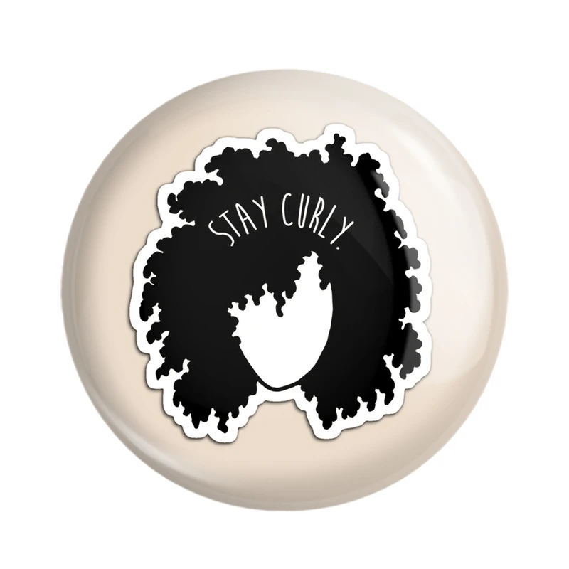 مگنت خندالو مدل دختر مو فرفری کد 28801