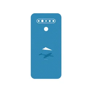 MAHOOT Minimal Paper Airplane Cover Sticker for LG K41s