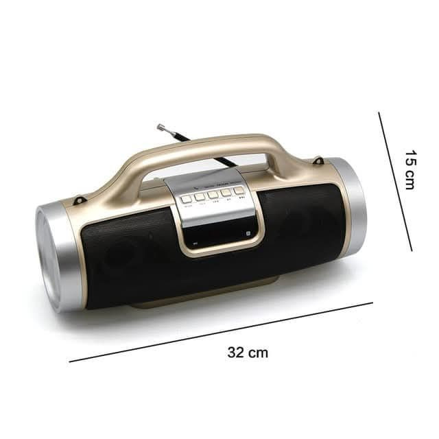رادیو اسپیکر گولون مدل RX-2038MIC با قابلیت دریافت FM/AM/SW پخش بلوتوث و USB و میکروفن