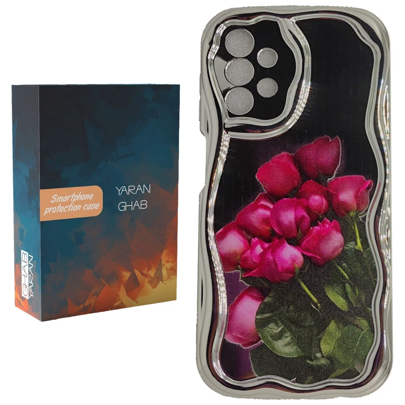 کاور یاران قاب مدل Rose مناسب برای گوشی موبایل سامسونگ Galaxy A23 / A32 5G / A04s / A13 4G / A13 5G