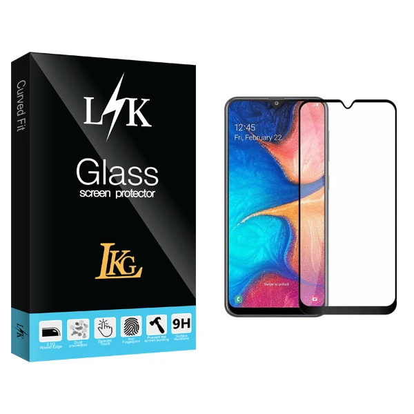 محافظ صفحه نمایش ال کا جی مدل LK Glass مناسب برای گوشی موبایل سامسونگ Galaxy a20s