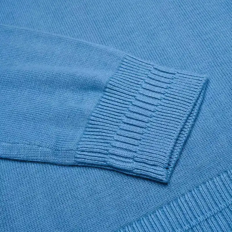 پلیور زنانه جوتی جینز مدل یقه هفت کد 1221136 رنگ آبی