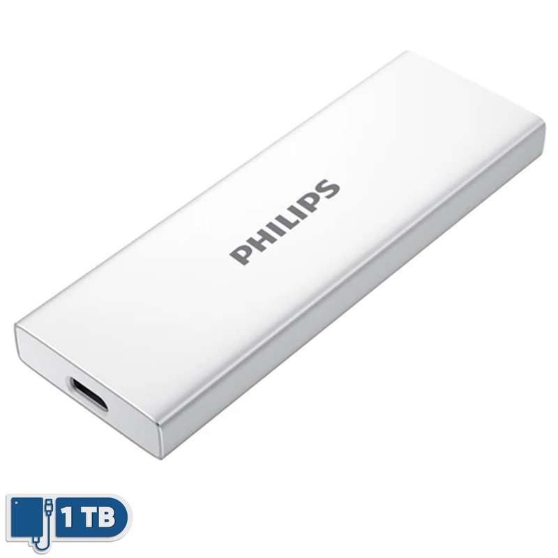 اس اس دی اکسترنال فیلیپس مدل FM61PS100S ظرفیت 1 ترابایت رابط USB 3.2 Gen2 اس اس دی اکسترنال فیلیپس مدل FM61PS100S ظرفیت 1 ترابایت رابط USB 3.2 Gen2