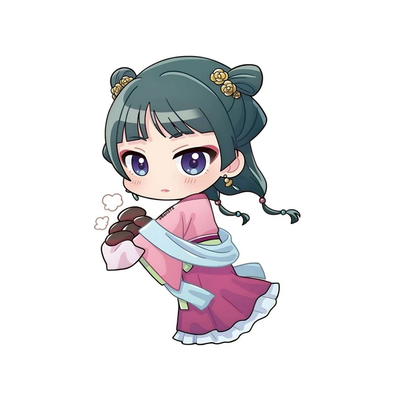 استیکر لپ تاپ و موبایل مدل انیمه طرح خاطرات داروساز The Apothecary Diaries کد 6192