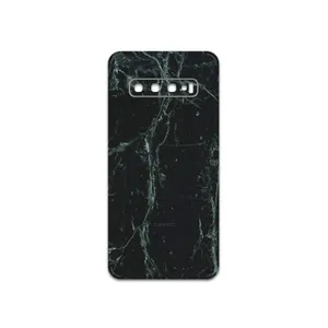 MAHOOT  Graphite-Green-Marble Cover Sticker for Samsung Galaxy S10