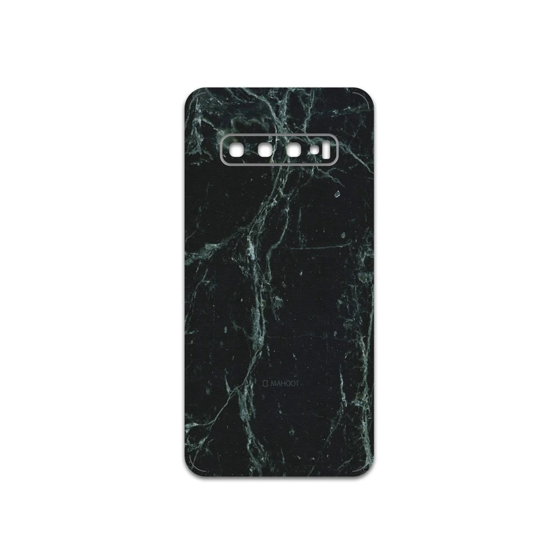 برچسب پوششی ماهوت مدل Graphite-Green-Marble مناسب برای گوشی موبایل سامسونگ Galaxy S10