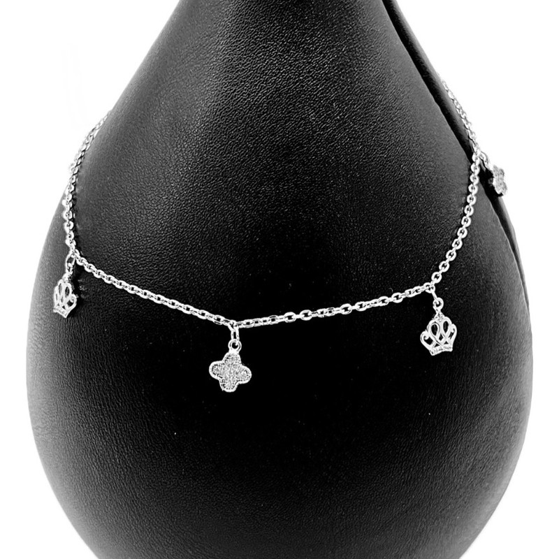 پابند نقره زنانه مدل NG8505